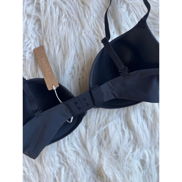 Skims Fits Everybody Pushup Demi Bra Onyx Size 32D - Picture 6 of 8